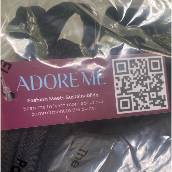 ADORE ME ANNABEE 🖤JET BLACK 🖤 ONE-PIECE SWIMWEAR SIZE LARGE 🌟NWT🌟 - Picture 6 of 9